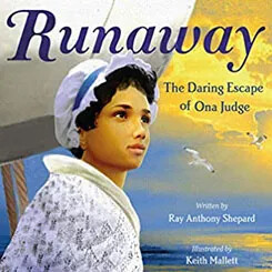 Book cover showing a young woman in bonnet gazing toward the sea with birds flying in the sky.