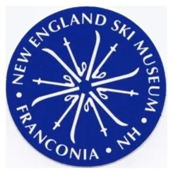 New England Ski Museum logo with crossed skis.