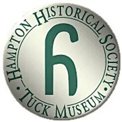 Hampton Historical Society Tuck Museum logo with stylized “h” in the center.