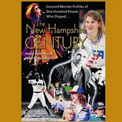 Book cover of The New Hampshire Century featuring notable figures from the state.