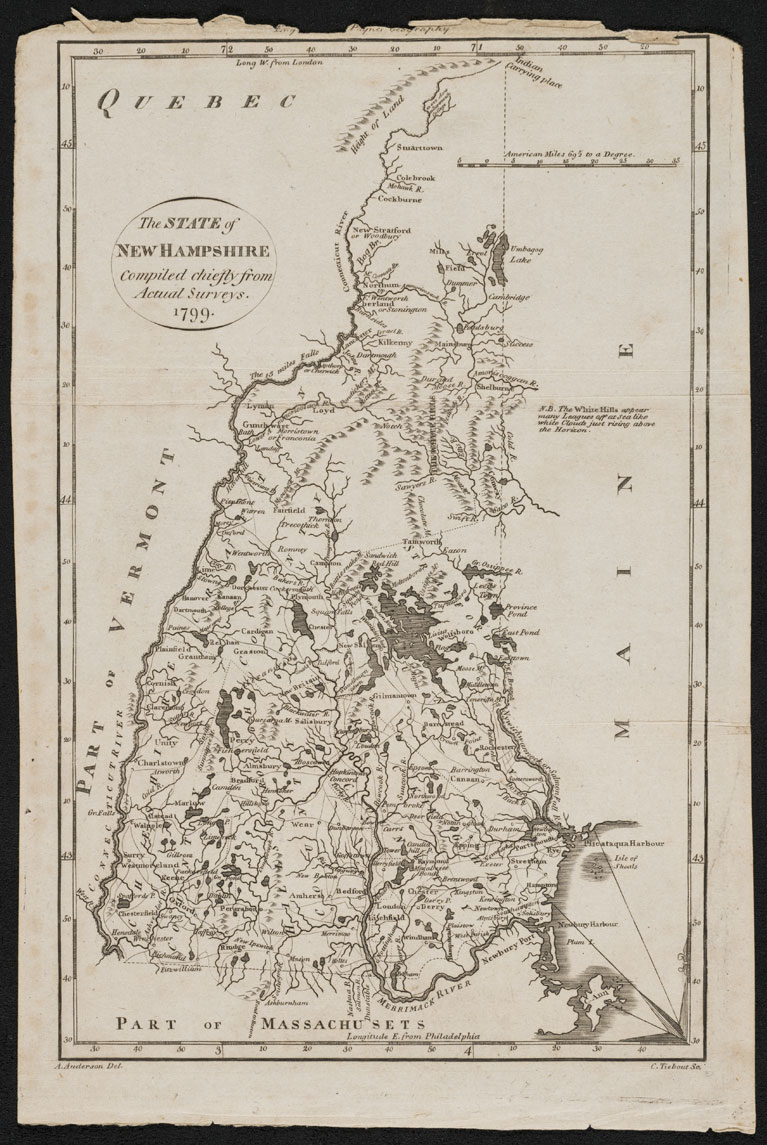 Map of New Hampshire